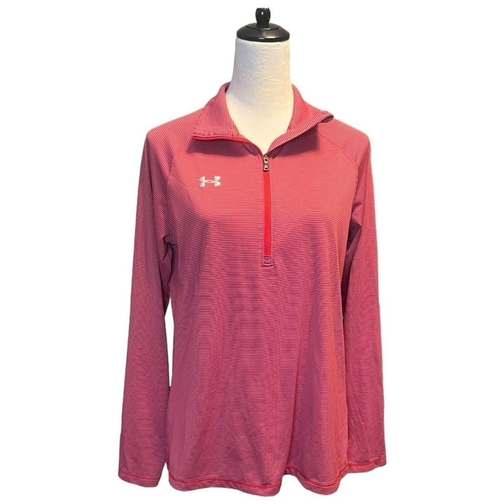 Under Armour Women’s HeatGear 1/4 Zip Pullover Running Top Medium
